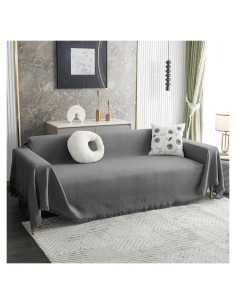 MYSKY HOME Funda de Sofá Geométrica XL Gris 180x300 cm