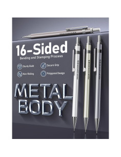 Juego de Lápices Mecánicos Four Candies 0.5mm con Estuche 2