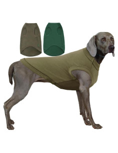 Camisa para Perros SyChien XXL Verde Ejercito y Profundo
