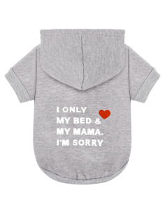 Sudadera para Perros Paiaite Mediana Gris Suave y Ligera