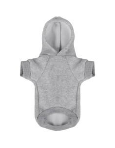 Sudadera para Perros Paiaite Mediana Gris Suave y Ligera 2