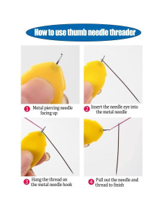 Enhebradores de Agujas Genérico 12 Piezas para Coser a Mano 2