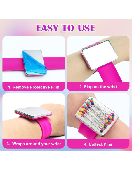 Soporte Magnético para Alfileres Fluxbay - 3 Piezas, Organizador de Costura