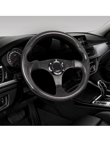 Volante de Carreras Spaorcco 35cm Universal de Cuero PU