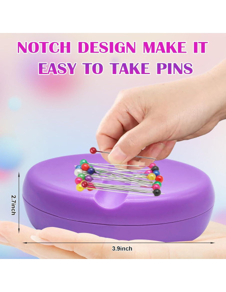 Soporte Magnético para Alfileres Fluxbay - 3 Piezas, Organizador de Costura