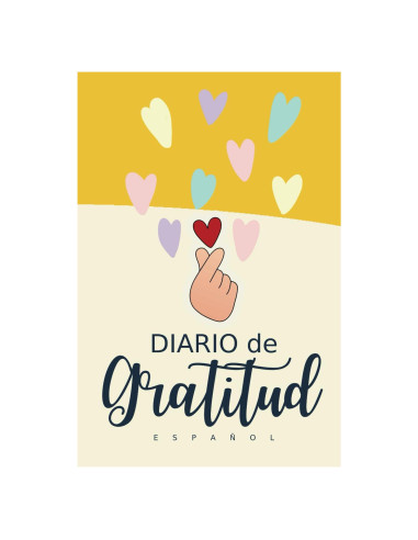 Diario de Gratitud en Español - 108 Páginas Tapa Blanda