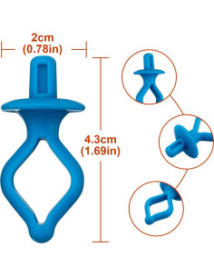 WILLBOND 60 Sujetadores de Bobina de Silicona para Costura 2