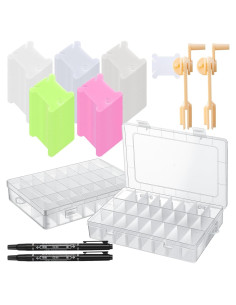 Kit Organizador de Hilos de Bordado GlikCeil 256 Piezas