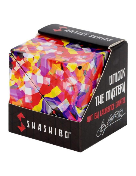 Cubo Antiestrés Shashibo Confeti - 36 Imanes - 70 Formas