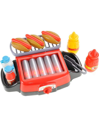 Juego de Grill de Perros Calientes PowerTRC con Luz y Sonido