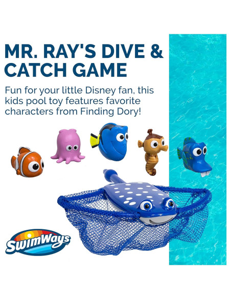Juego de Buceo y Captura Mr. Ray SwimWays 6 Piezas