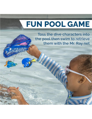 Juego de Buceo y Captura Mr. Ray SwimWays 6 Piezas