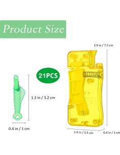 Enhebrador de Agujas DAFEDÉ Boca de Pez Automático 21 Piezas 2