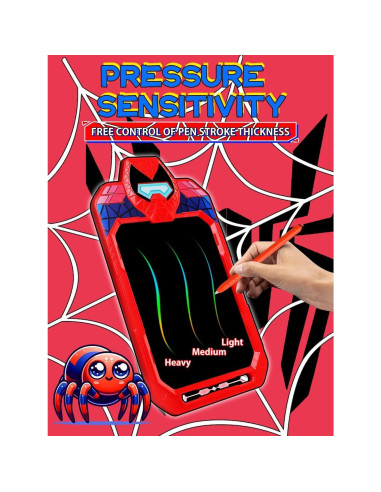 Tableta de Escritura LCD 10" Fullware Spider Hero Niños