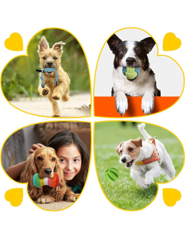 Juguetes de Masticar para Perros Zeaxuie 25 Piezas