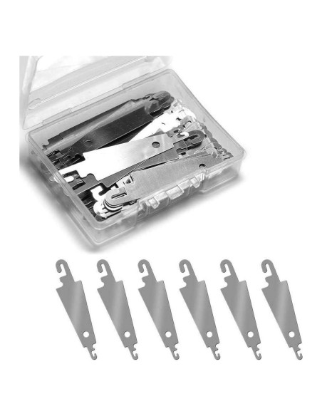 60 Piezas Enhebradores de Agujas Jofefe Acero Inoxidable DIY