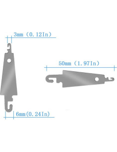 60 Piezas Enhebradores de Agujas Jofefe Acero Inoxidable DIY 2