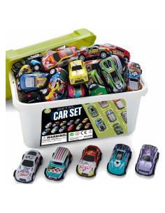 Paquete de 50 Coches de Retroceso Liberty Imports - Juguetes Miniatura 1:64