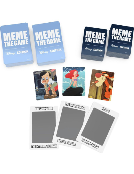 Meme El Juego Disney Spin Master - Juego de Cartas Familiar Meme El Juego Disney Spin Master - Juego de Cartas Familiar
