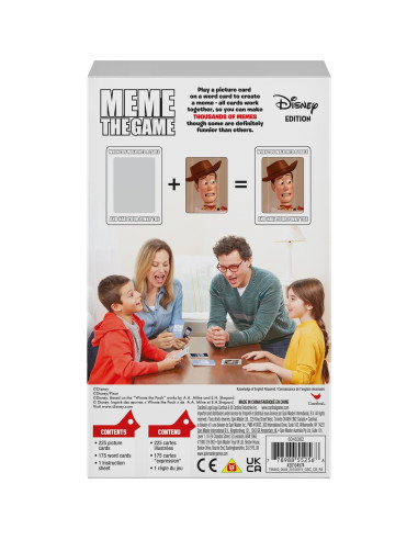 Meme El Juego Disney Spin Master - Juego de Cartas Familiar