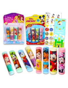 Juego de Tiza Jumbo Disney para Niños - 8 Palos Multicolor