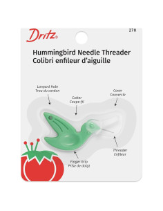 Enhebrador de Agujas Dritz 270 Colibrí Verde 9.5x1.5 cm