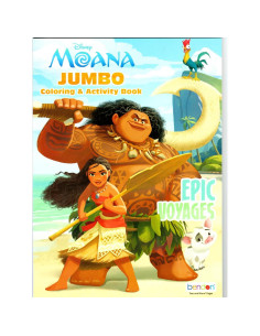 Set de Libros de Colorear Disney Moana con Stickers 2