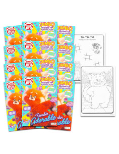 Conjunto de 12 Libros de Actividades Disney Turning Red