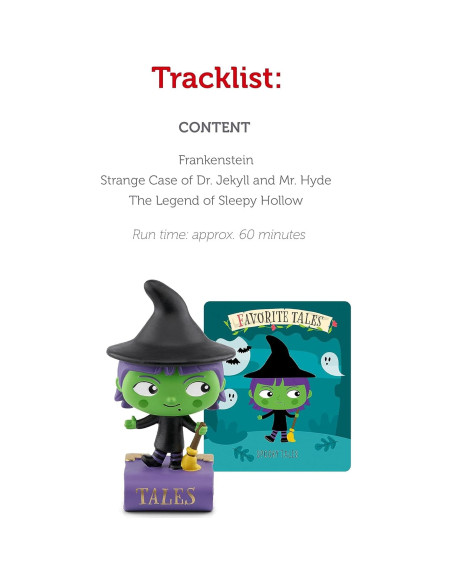 Figurita de Juguete de Audio Tonies Cuentos Espeluznantes 60 min Figurita de Juguete de Audio Tonies Cuentos Espeluznantes 60 min