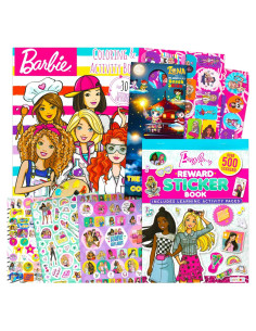 Conjunto de Actividades de Stickers Barbie - 500 Stickers, Libros