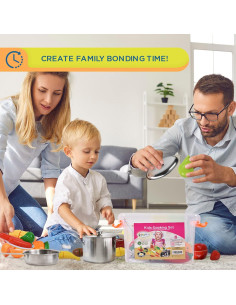 Juego de Cocina de Juguete FUNERICA con Comida y Accesorios 2