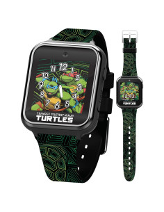 Reloj Inteligente para Niños Accutime Tortugas Ninja con Cámara y Juegos