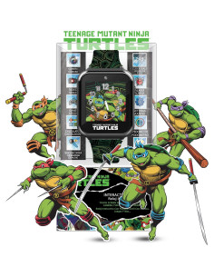 Reloj Inteligente para Niños Accutime Tortugas Ninja con Cámara y Juegos 2