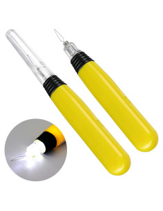 Enhebradores de Agujas LED Zickupy - 2 Piezas con Baterías