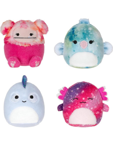 Almacenamiento y Exhibición Squishville Jazwares - 4 Peluches 5cm