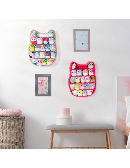 Almacenamiento y Exhibición Squishville Jazwares - 4 Peluches 5cm