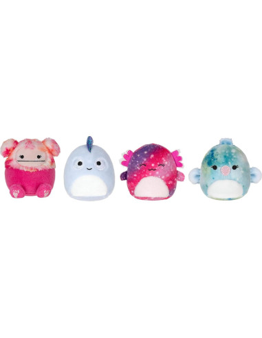 Almacenamiento y Exhibición Squishville Jazwares - 4 Peluches 5cm