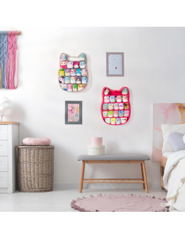 Almacenamiento y Exhibición Squishville Jazwares - 4 Peluches 5cm