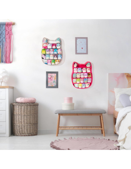 Almacenamiento y Exhibición Squishville Jazwares - 4 Peluches 5cm