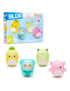Multipack de Figuras Construibles Squishmallows - 4 Piezas
