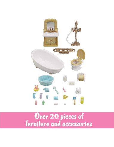 Juego de baño Country Calico Critters 25 piezas