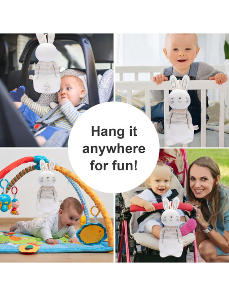 Juguete de Peluche Musical Cottonbebe Conejita 35.5cm