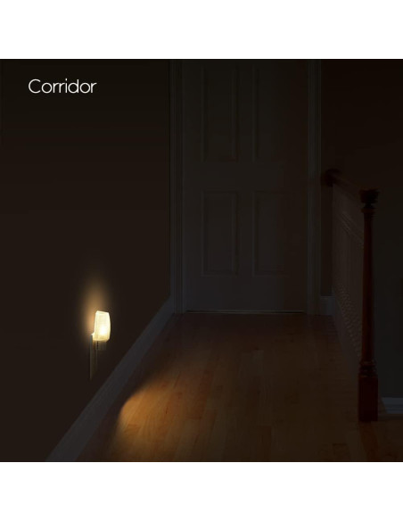 Emotionlite Luz Nocturna LED Enchufable 4 Pzs Blanca Cálida