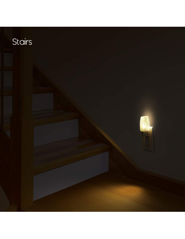 Emotionlite Luz Nocturna LED Enchufable 4 Pzs Blanca Cálida