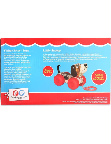 Juguete Little Snoopy Fisher-Price 17x6.6x10.7cm 12+