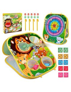 Juego de Lanzamiento de Bolsas de Frijoles Toyk - 24 Piezas