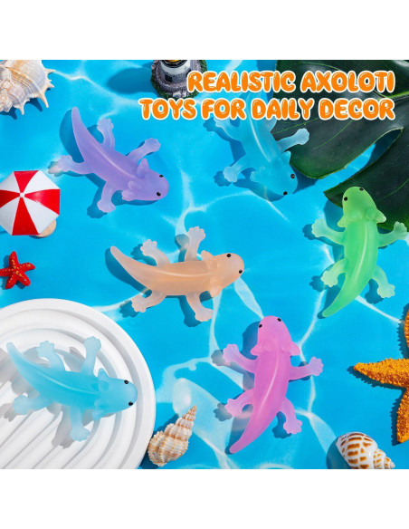 30 Juguetes de Axolotl TPR para Alivio de Estrés - SYWHXY