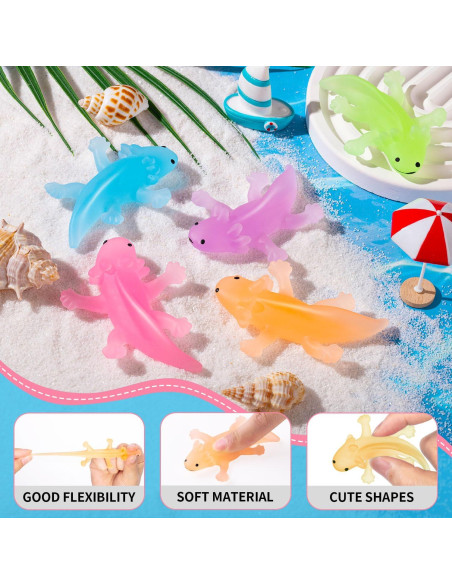 30 Juguetes de Axolotl TPR para Alivio de Estrés - SYWHXY