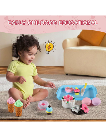 Juego de Comida de Juguete 15 Piezas Elitoky Cocina Infantil