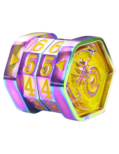 Contador de Vida MTG ALOBGHDC Metal Doble Cara 0-99